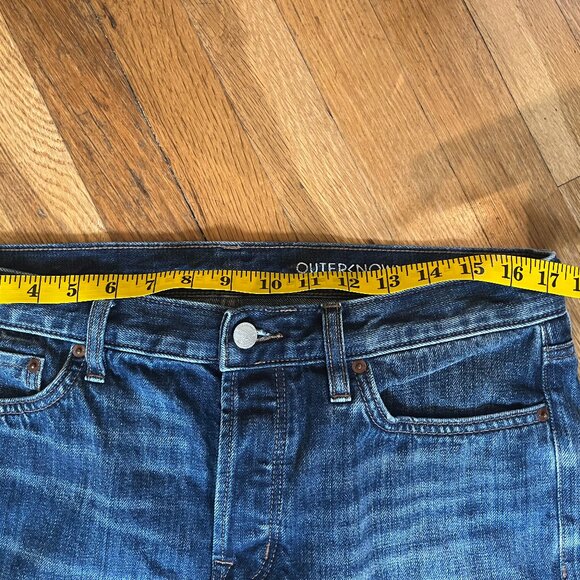 Outerknown Organic Cotton Selvedge Jeans - Mens 33x32 - Picture 3 of 10